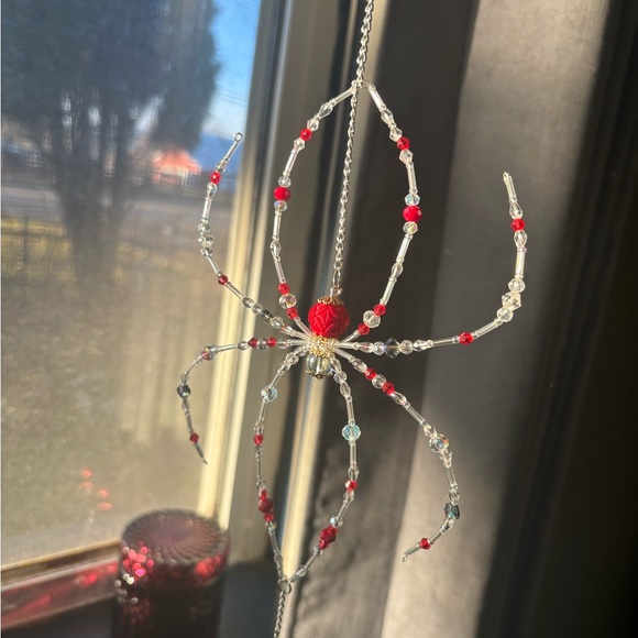 Beaded Spider Suncatcher. - Picture 6 of 8